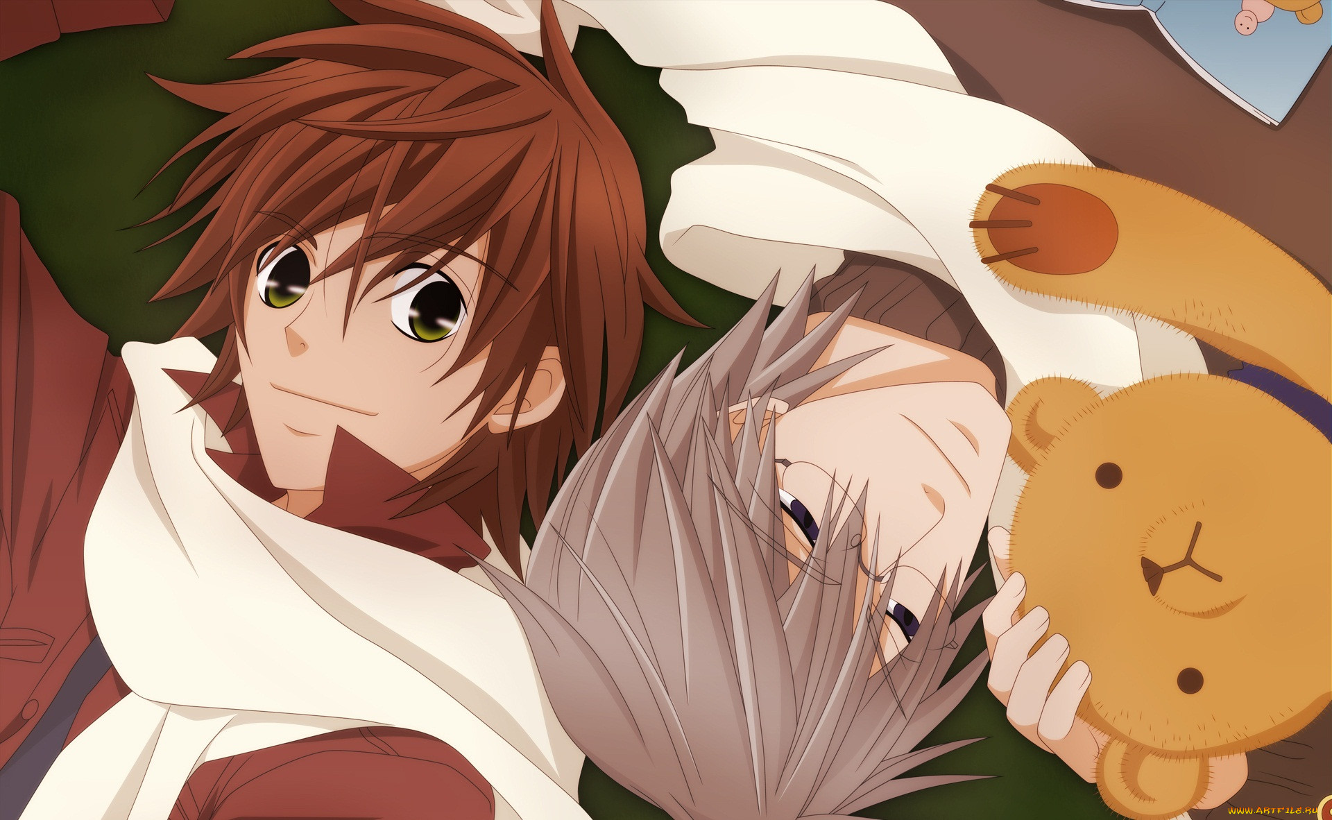 Обои Аниме Junjou Romantica, обои для рабочего стола, фотографии аниме,  junjou romantica, мисаки, студент, писатель, парни, junjou, romantica Обои  для рабочего стола, скачать обои картинки заставки на рабочий стол.